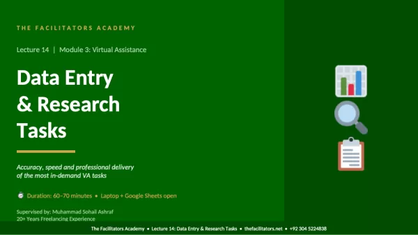 Lecture 14 | Module 3: Virtual Assistance