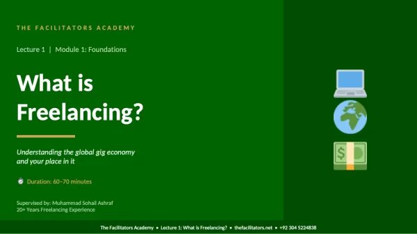 L1 What Is Freelancing