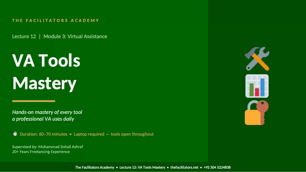 Lecture 12 | Module 3: Virtual Assistance, page 1
