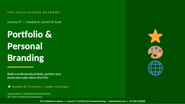 Lecture 27 | Module 6: Launch & Scale