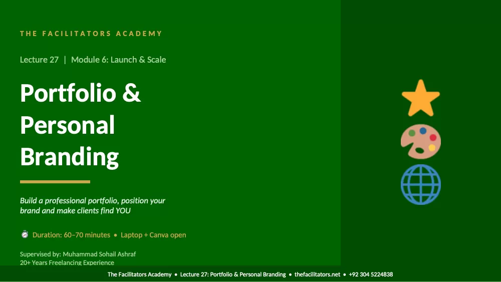 Lecture 27 | Module 6: Launch & Scale, page 1